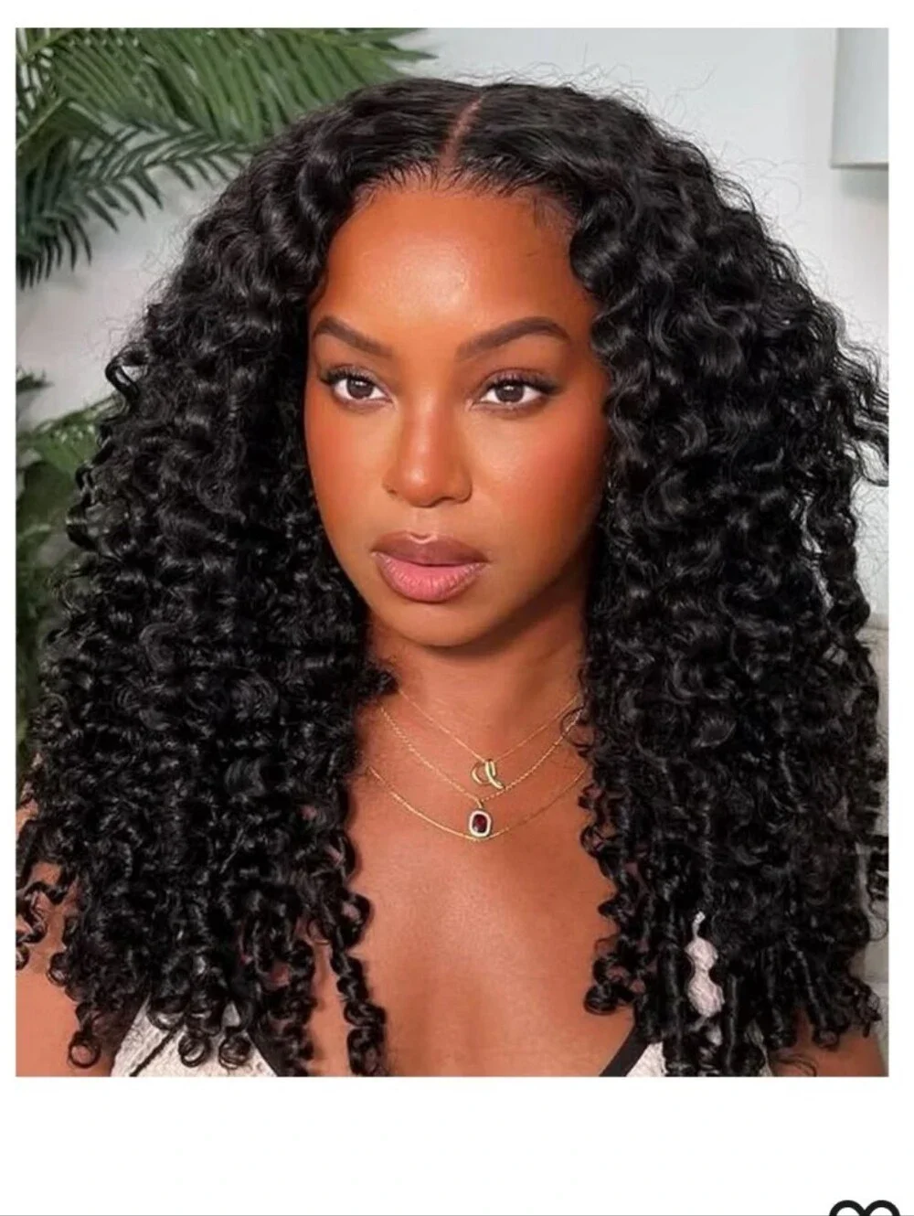 Burmese Curly Half Wig Human Hair, 16 Inch